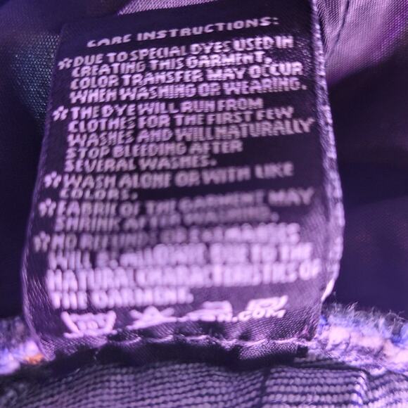 Wax Jeans Butt I Love You 7 Jr Distressed Skinny Jeans Cuffed Ankle Skater Punk - Picture 9 of 9